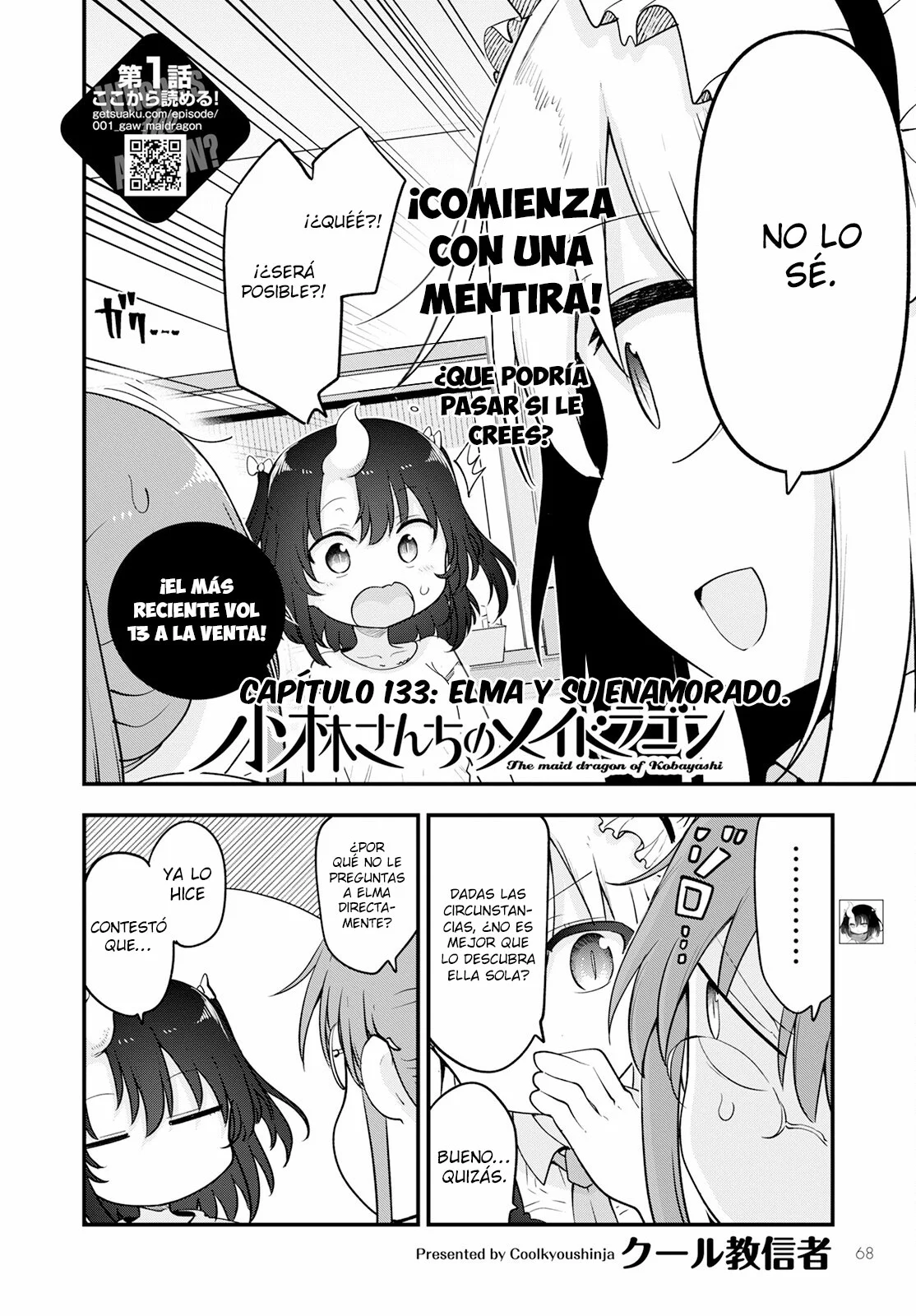 Kobayashi-san Chi no Maid Dragon Capítulo 133 - Page 3