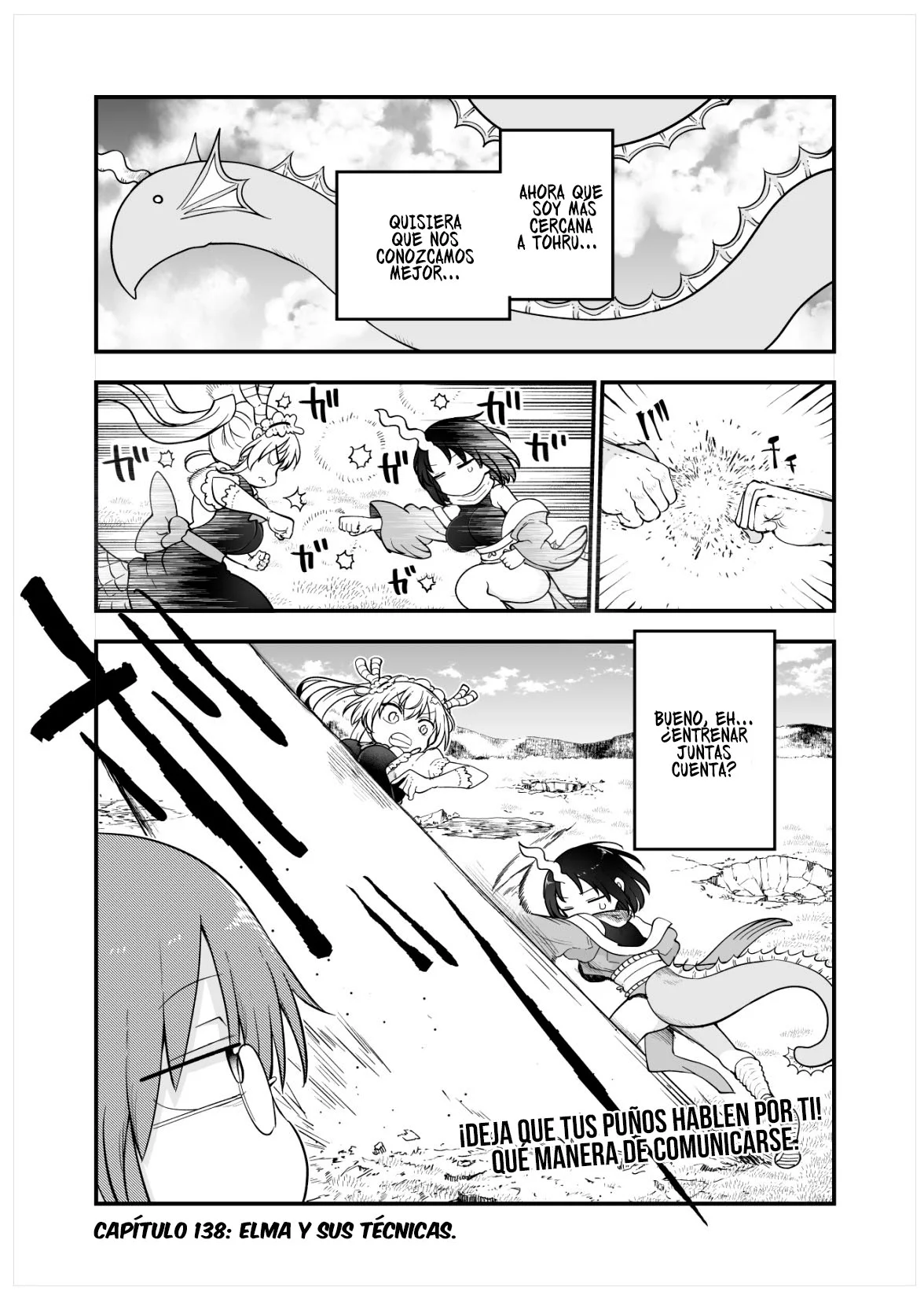 Kobayashi-san Chi no Maid Dragon Capítulo 138 - Page 3