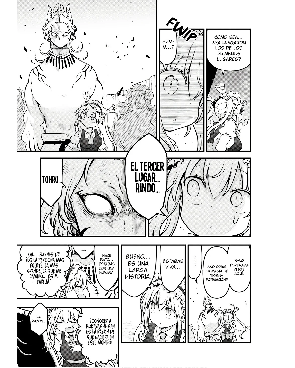 Kobayashi-san Chi no Maid Dragon Capítulo 142 - Page 12