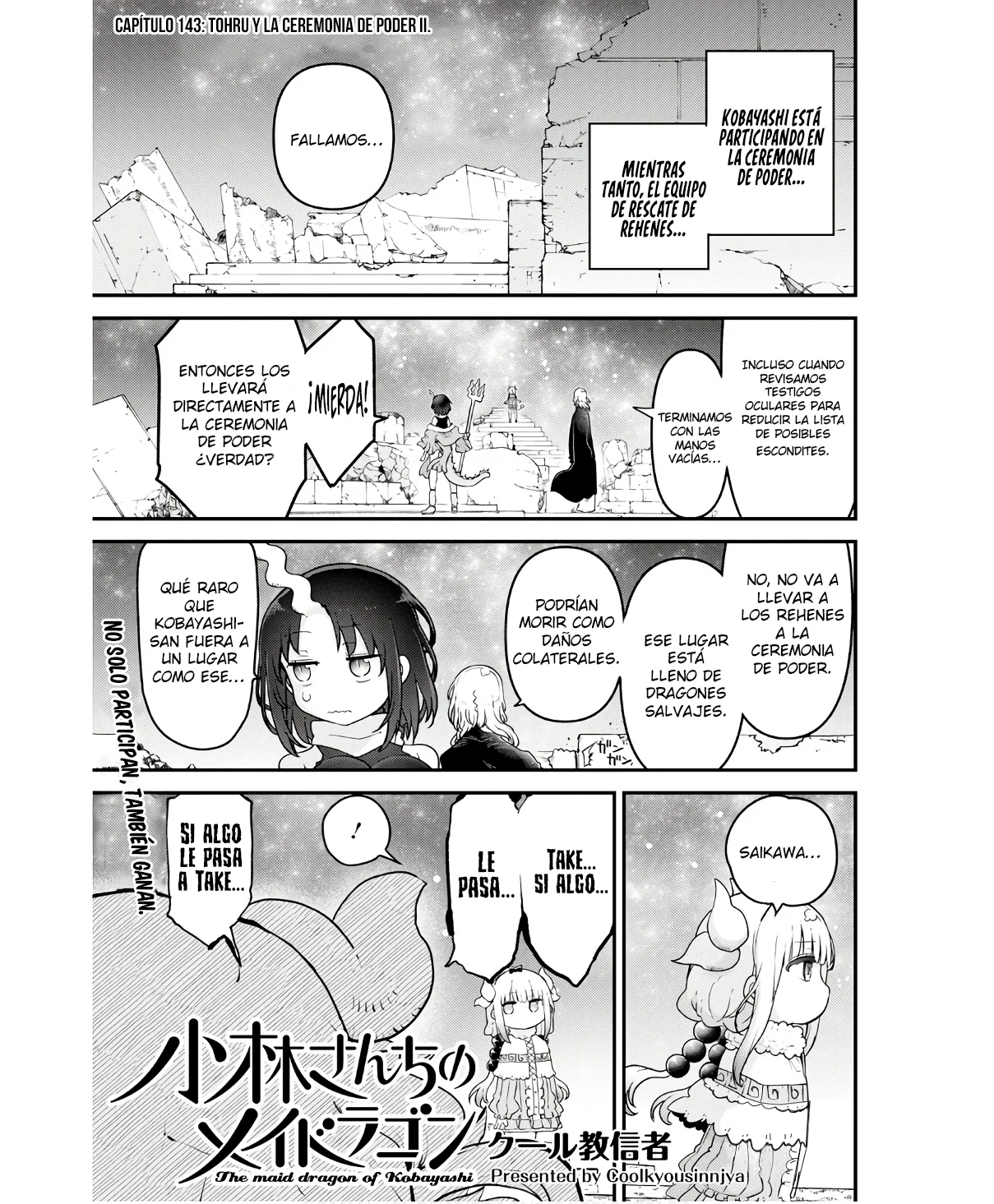 Kobayashi-san Chi no Maid Dragon Capítulo 143 - Page 2