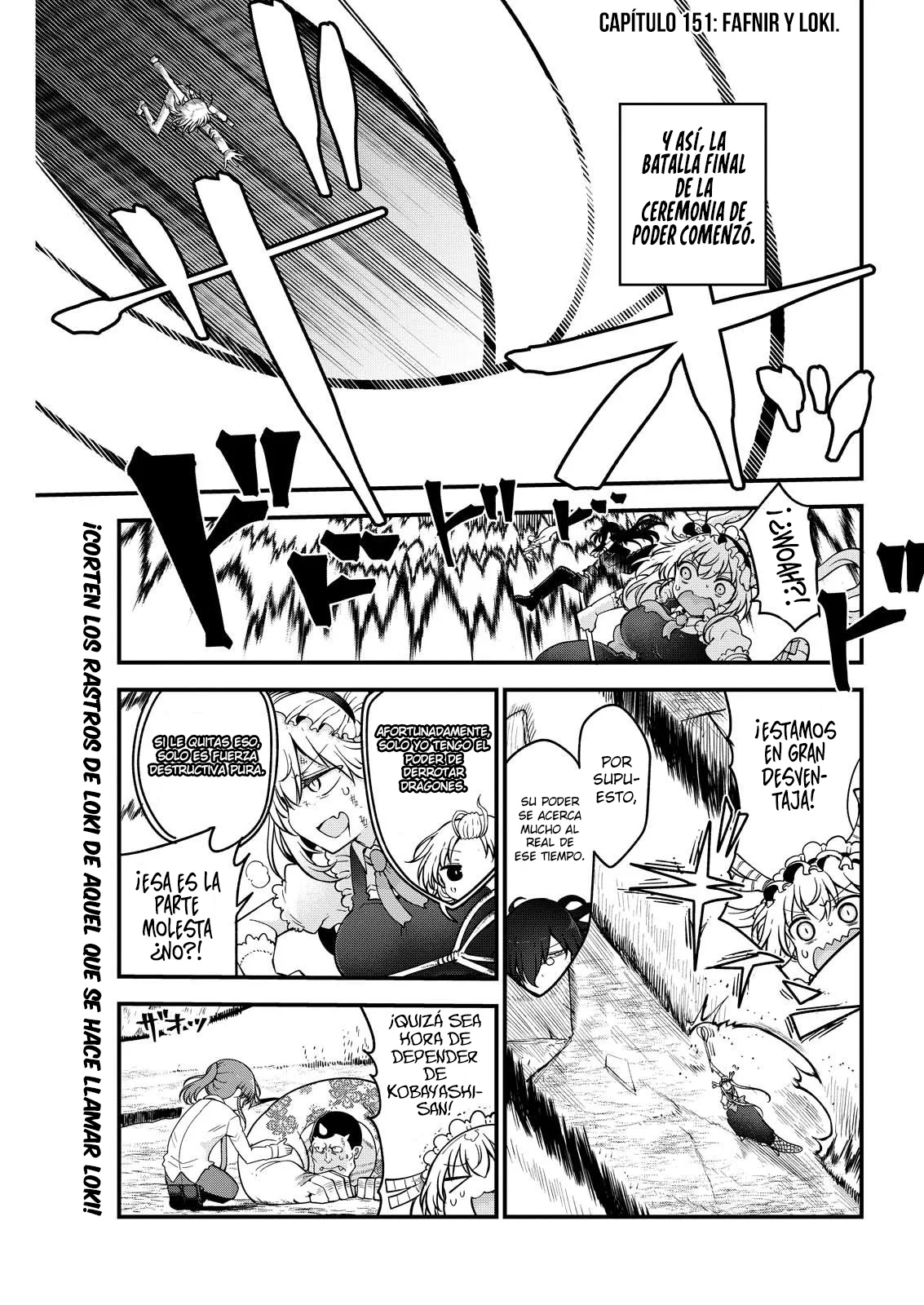 Kobayashi-san Chi no Maid Dragon Capítulo 151 - Page 2