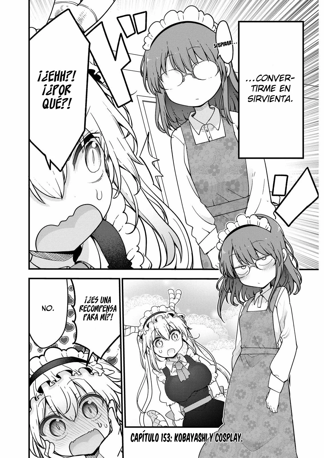 Kobayashi-san Chi no Maid Dragon Capítulo 153 - Page 3