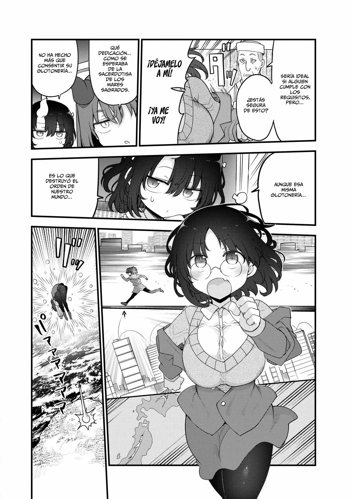 Kobayashi-san Chi no Maid Dragon Capítulo 154 - Page 7