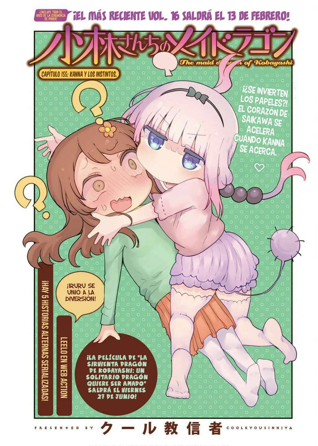 Kobayashi-san Chi no Maid Dragon Capítulo 155 - Page 2