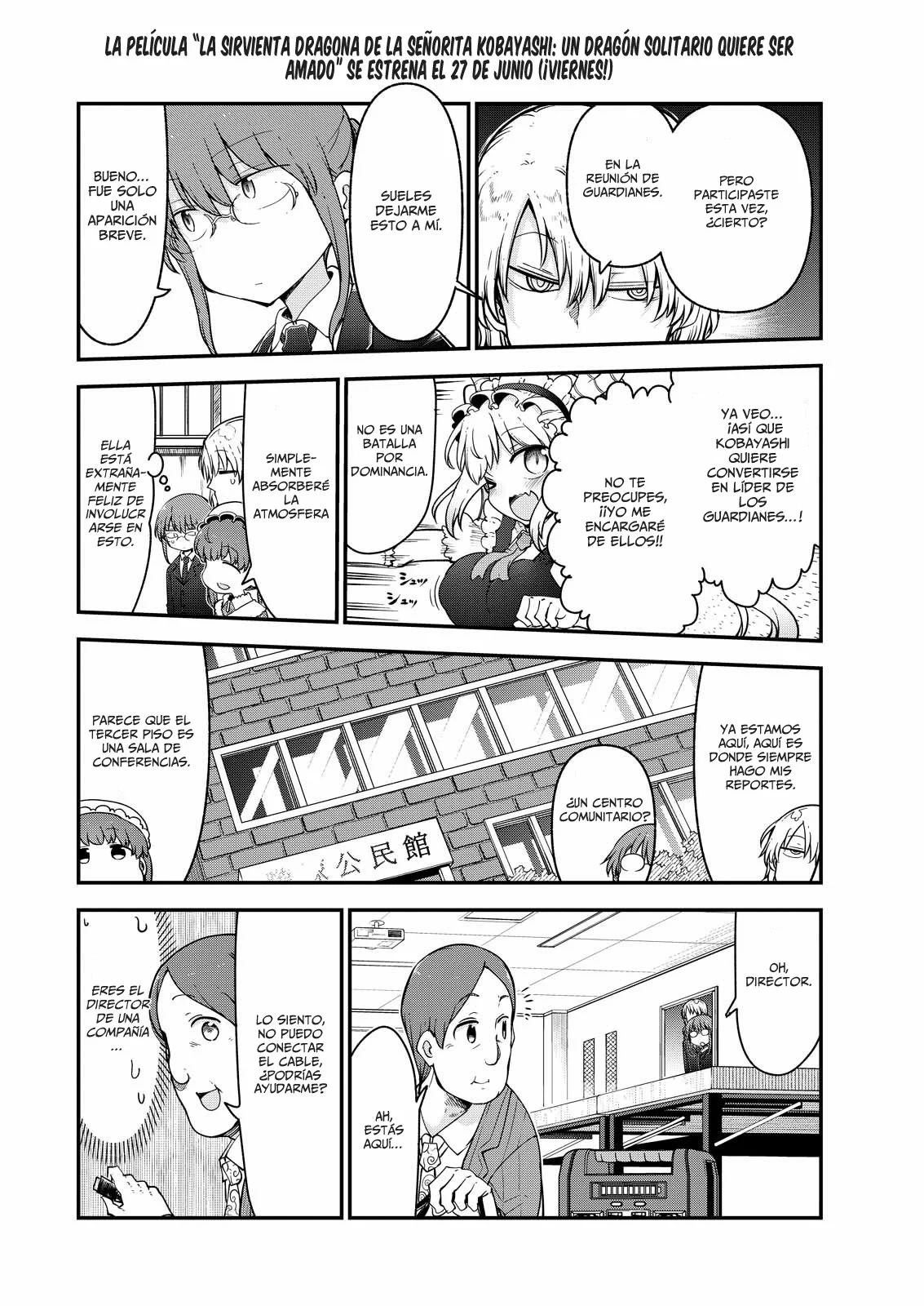 Kobayashi-san Chi no Maid Dragon Capítulo 158 - Page 3