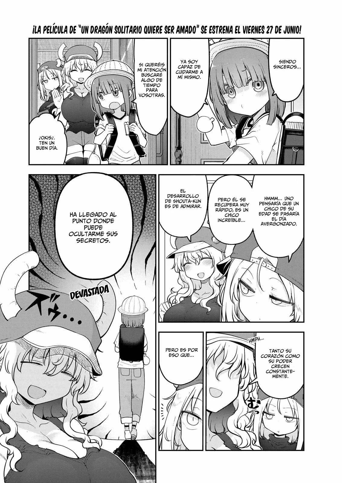 Kobayashi-san Chi no Maid Dragon Capítulo 159 - Page 3