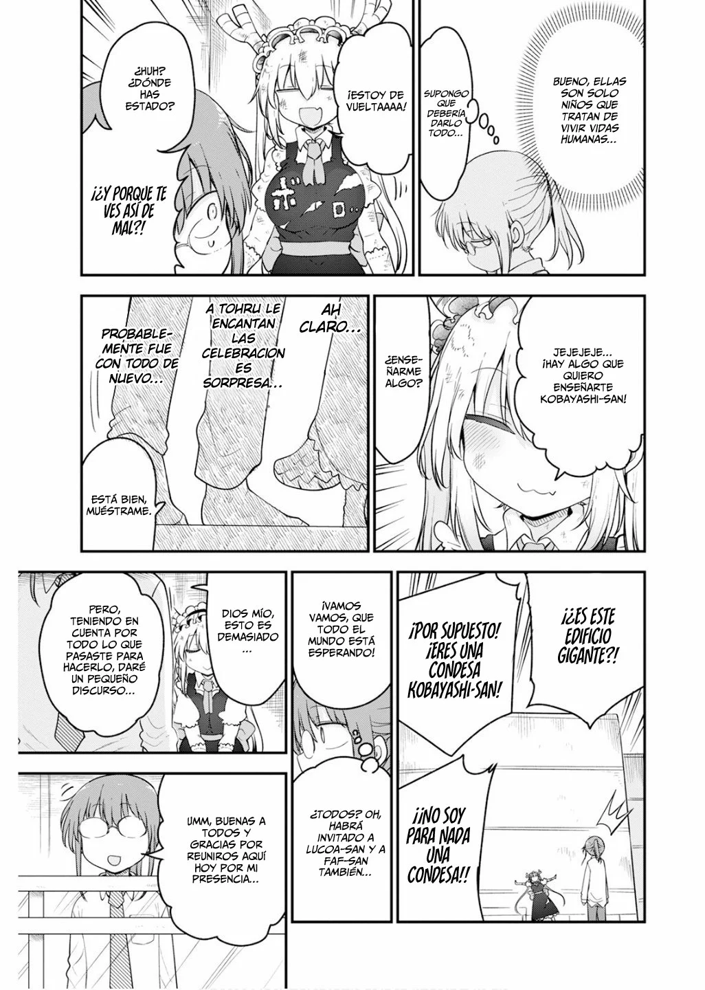 Kobayashi-san Chi no Maid Dragon Capítulo 162 - Page 14