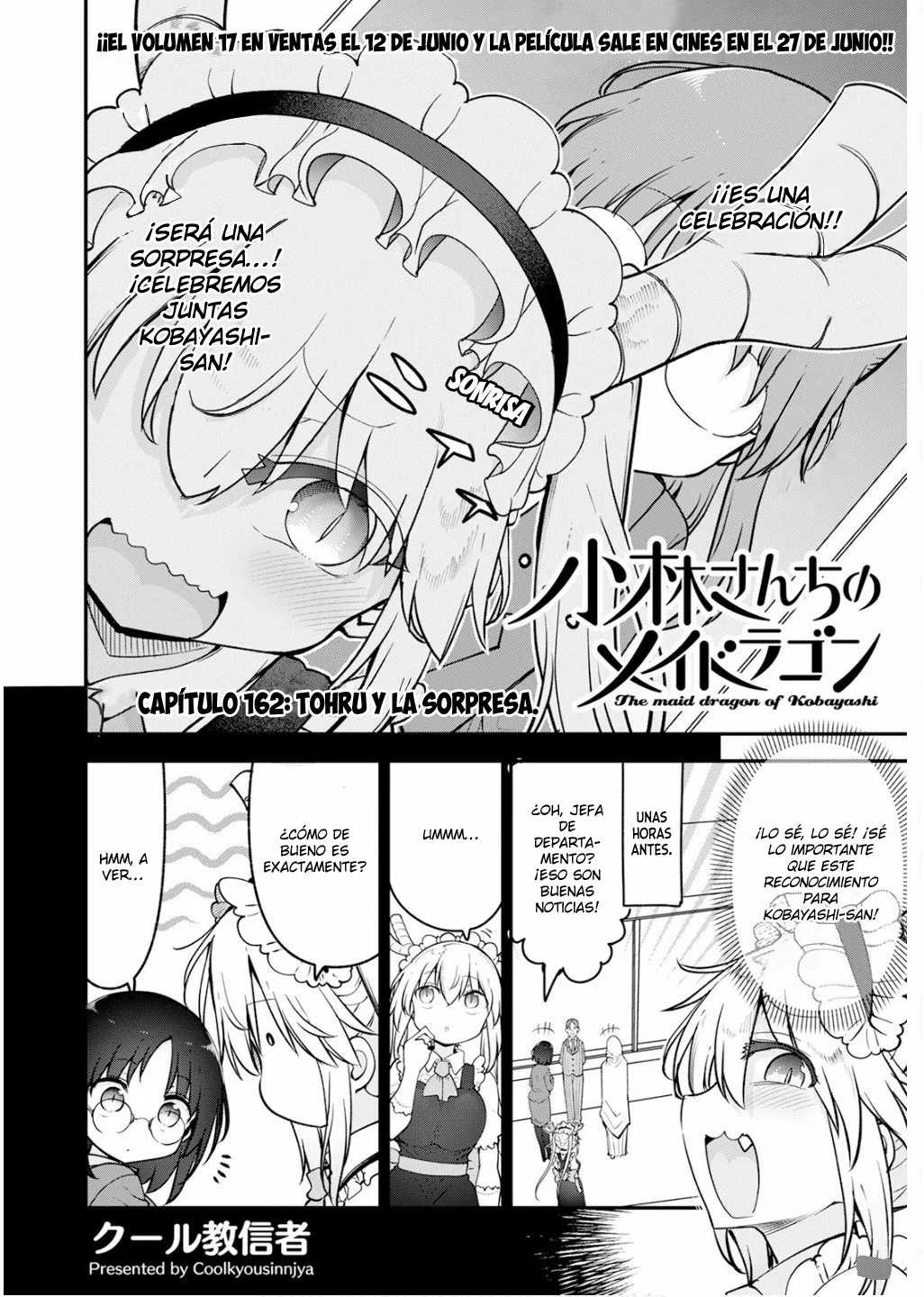 Kobayashi-san Chi no Maid Dragon Capítulo 162 - Page 3