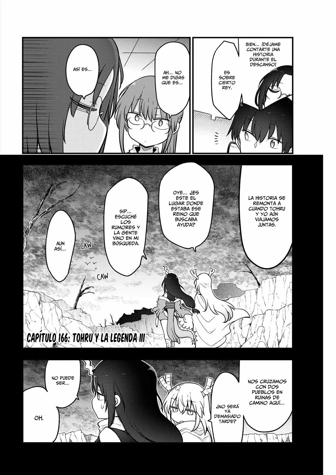 Kobayashi-san Chi no Maid Dragon Capítulo 166 - Page 3