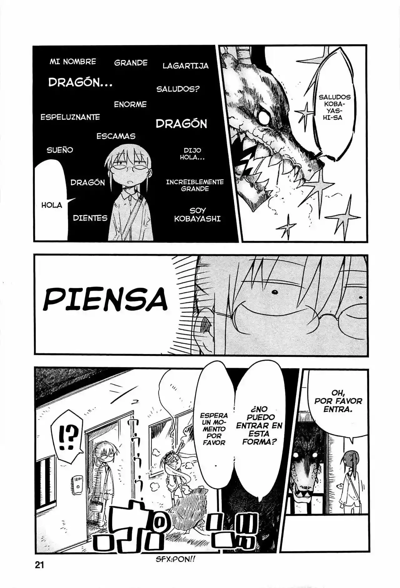 Kobayashi-san Chi no Maid Dragon Capítulo 2 - Page 4