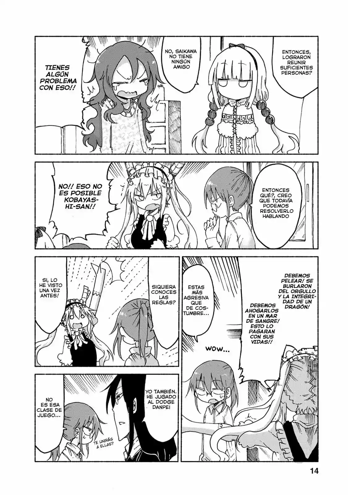 Kobayashi-san Chi no Maid Dragon Capítulo 21 - Page 14