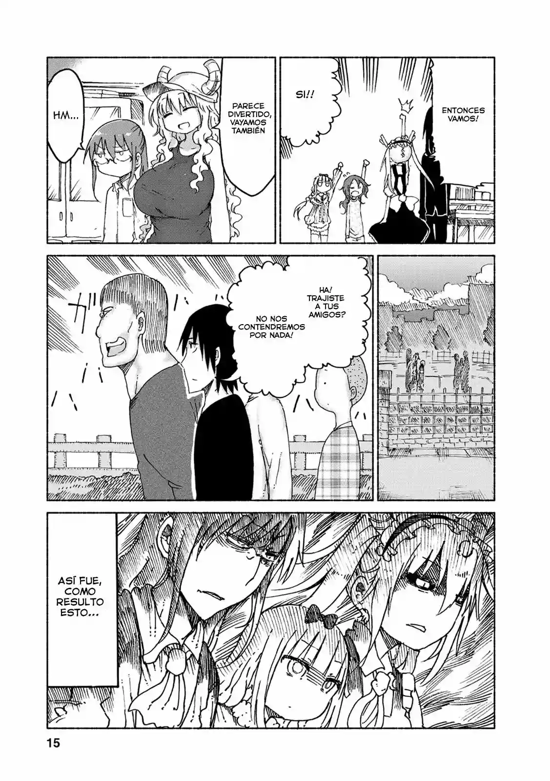 Kobayashi-san Chi no Maid Dragon Capítulo 21 - Page 15