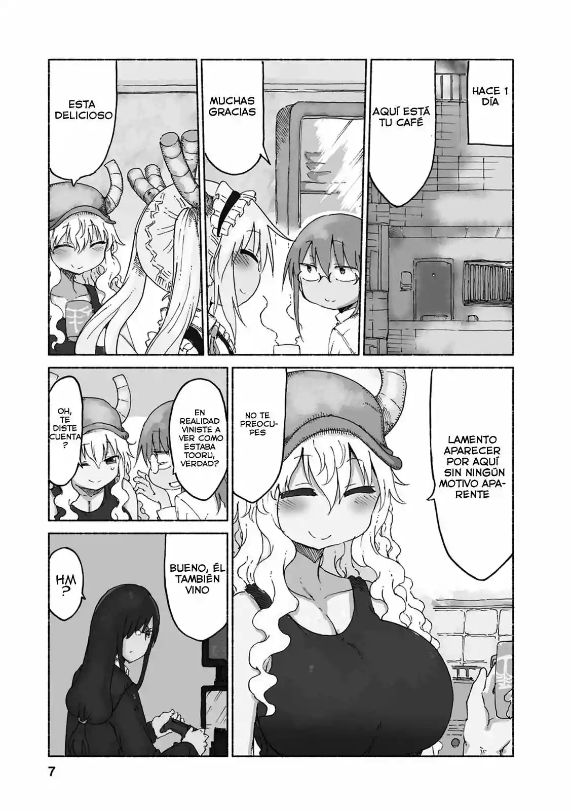 Kobayashi-san Chi no Maid Dragon Capítulo 21 - Page 7