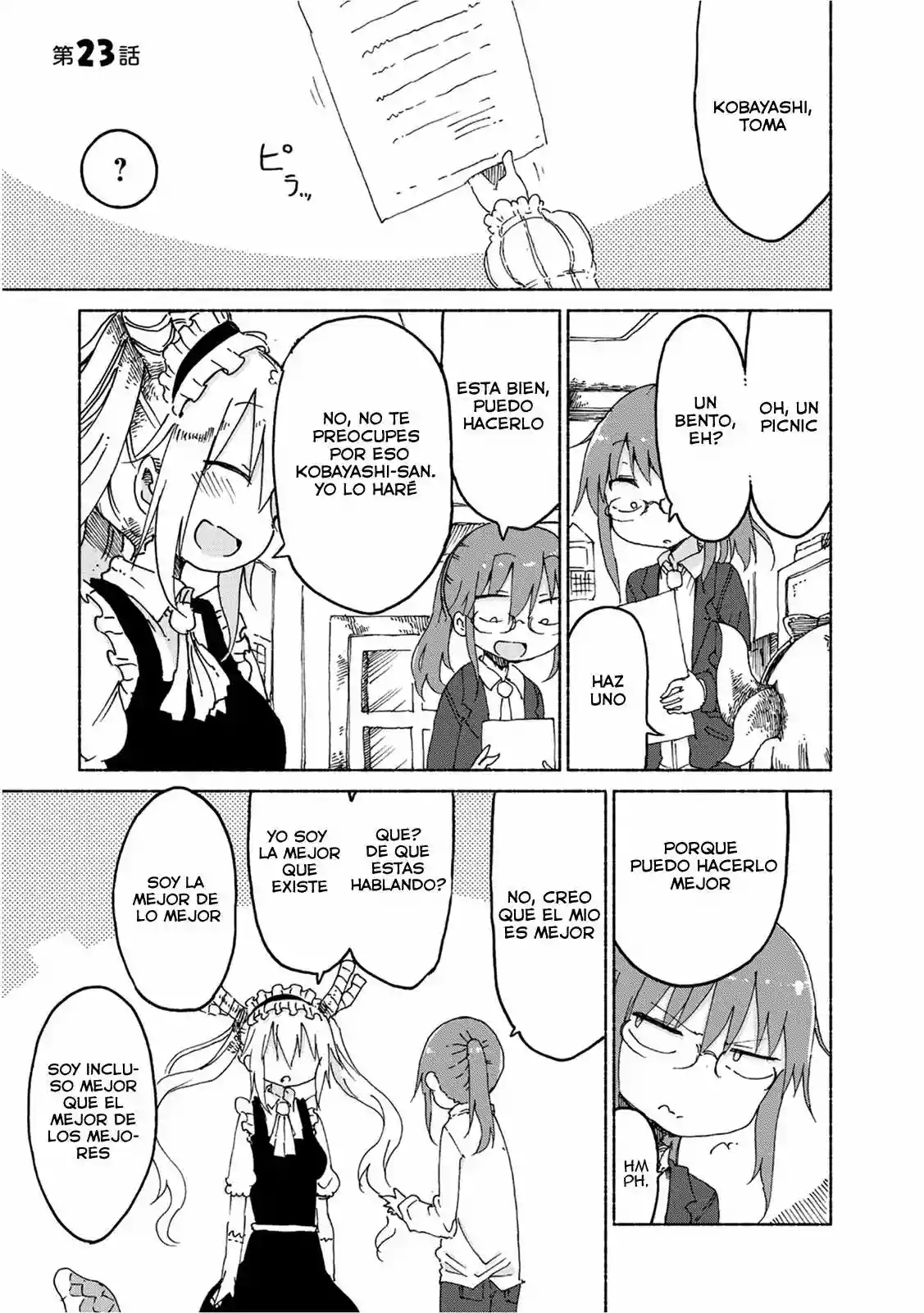 Kobayashi-san Chi no Maid Dragon Capítulo 23 - Page 3