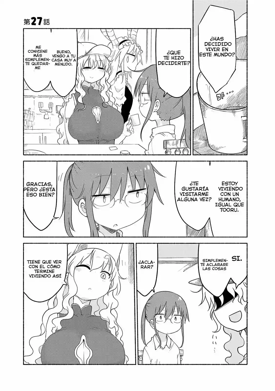 Kobayashi-san Chi no Maid Dragon Capítulo 27 - Page 3