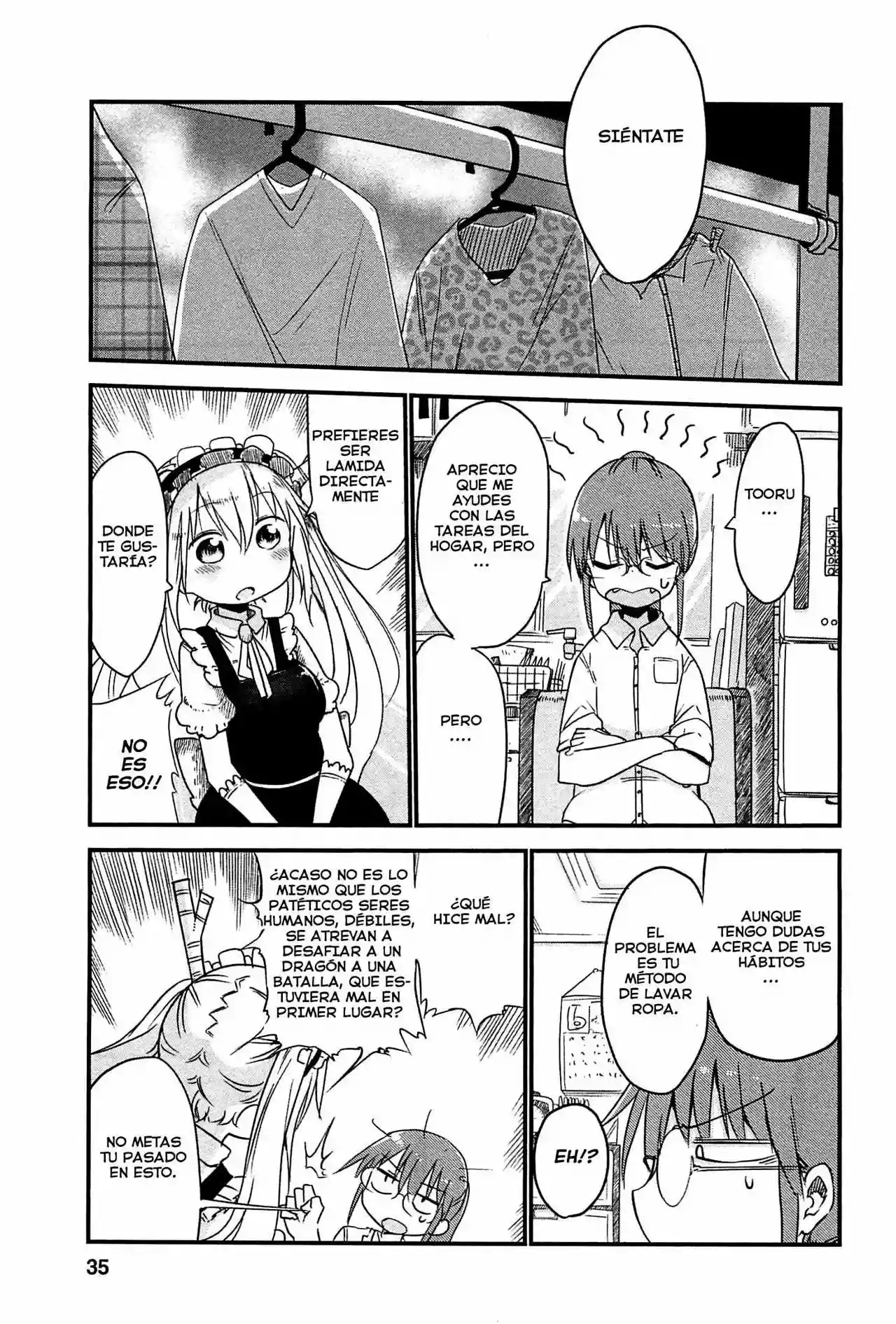 Kobayashi-san Chi no Maid Dragon Capítulo 3 - Page 4