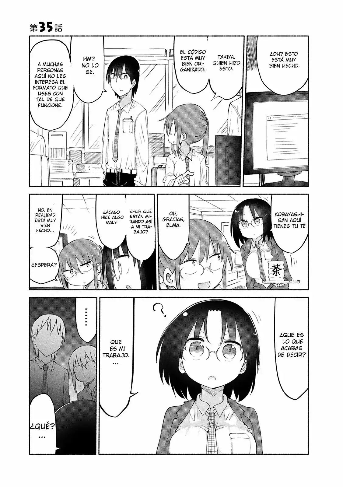 Kobayashi-san Chi no Maid Dragon Capítulo 35 - Page 3