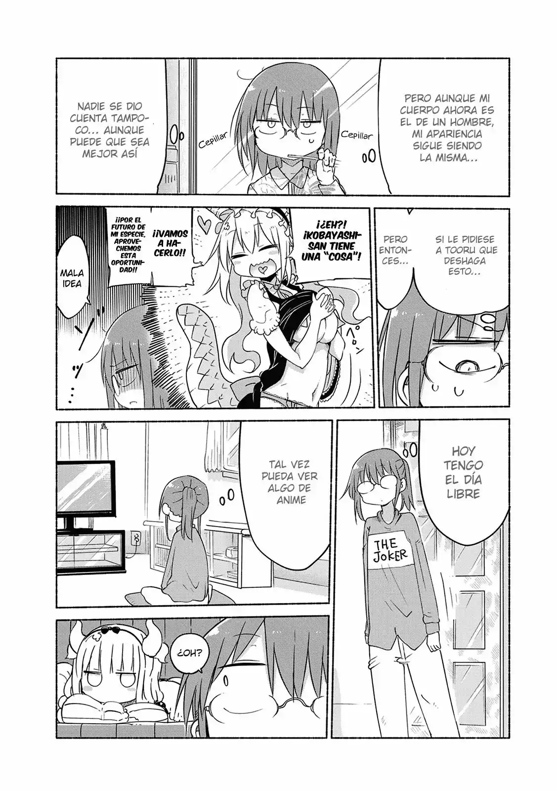Kobayashi-san Chi no Maid Dragon Capítulo 37 - Page 8