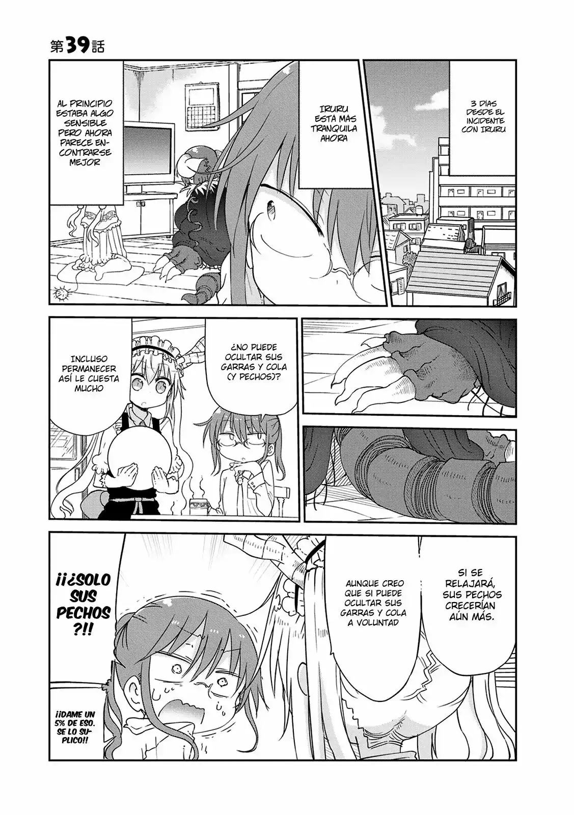 Kobayashi-san Chi no Maid Dragon Capítulo 39 - Page 3
