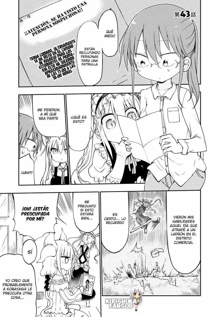 Kobayashi-san Chi no Maid Dragon Capítulo 43 - Page 2