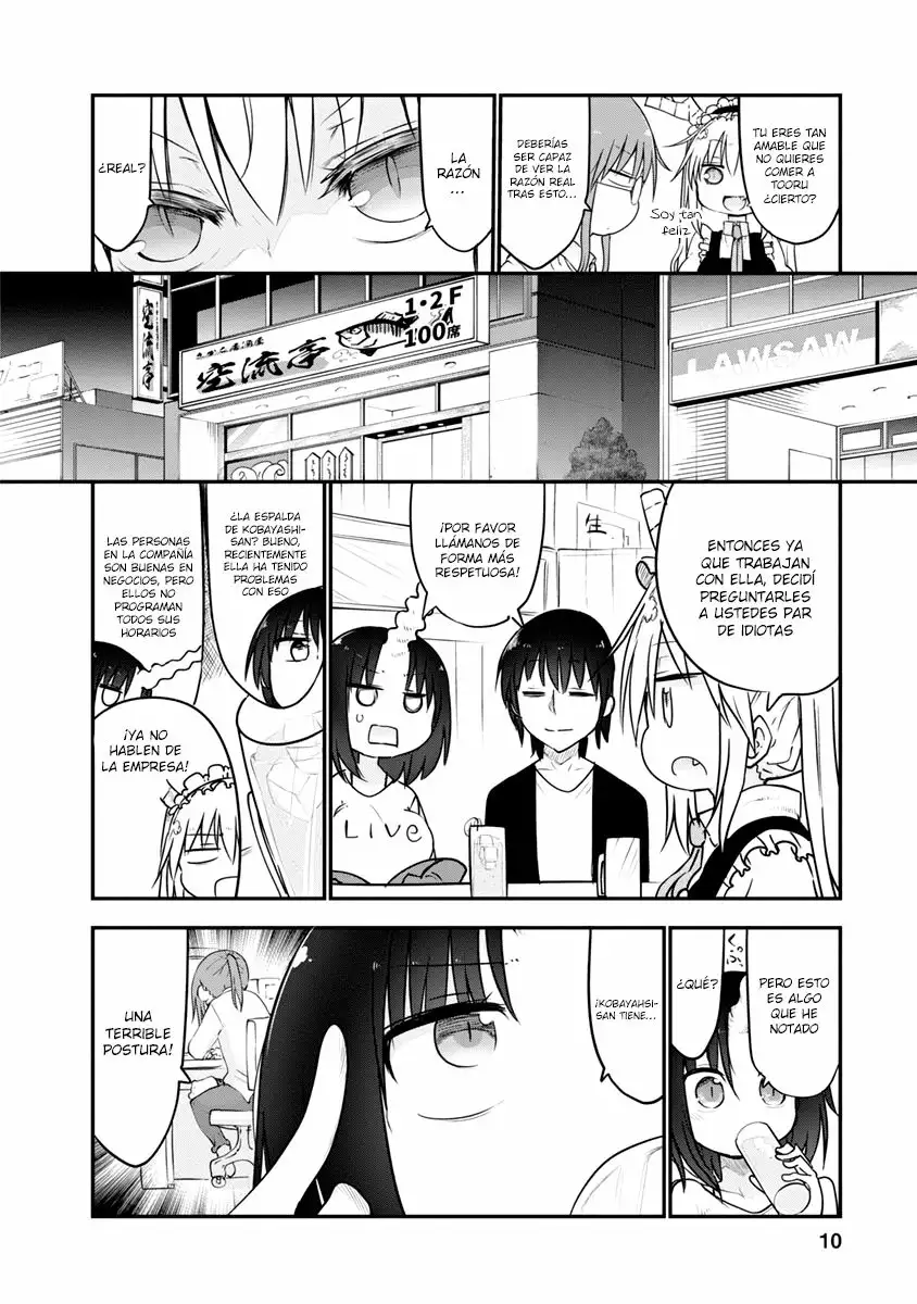 Kobayashi-san Chi no Maid Dragon Capítulo 49 - Page 10