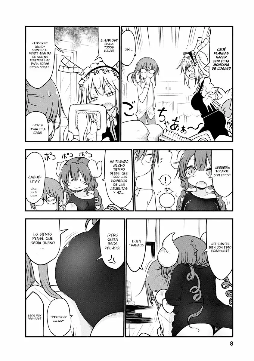Kobayashi-san Chi no Maid Dragon Capítulo 49 - Page 8