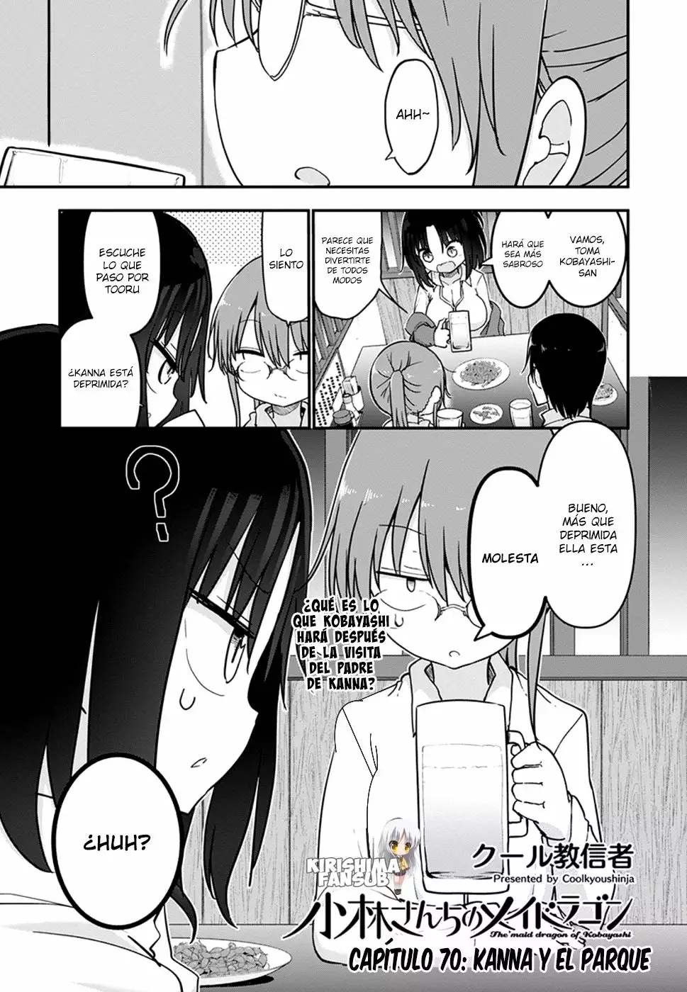 Kobayashi-san Chi no Maid Dragon Capítulo 70 - Page 2