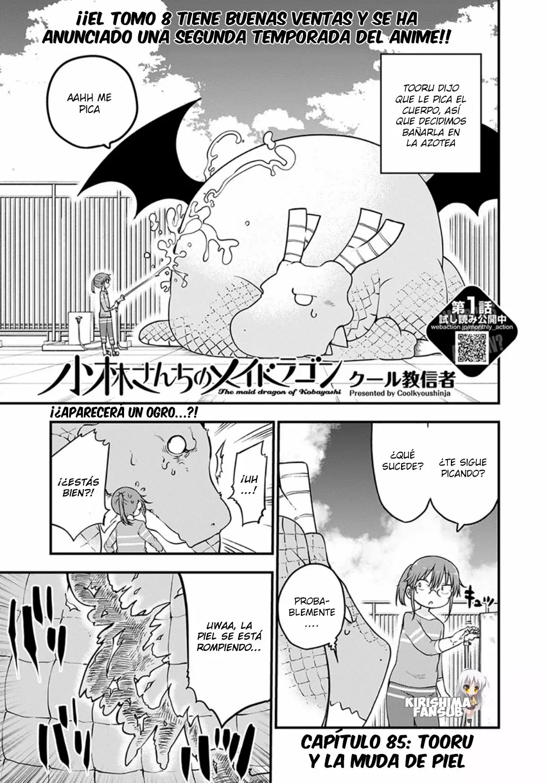 Kobayashi-san Chi no Maid Dragon Capítulo 85 - Page 2