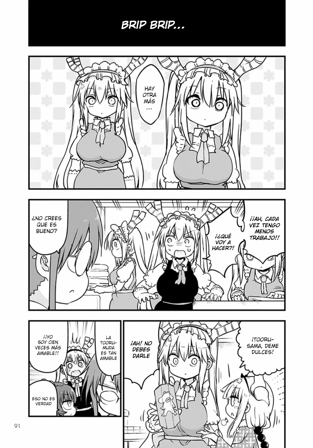 Kobayashi-san Chi no Maid Dragon Capítulo 85 - Page 8