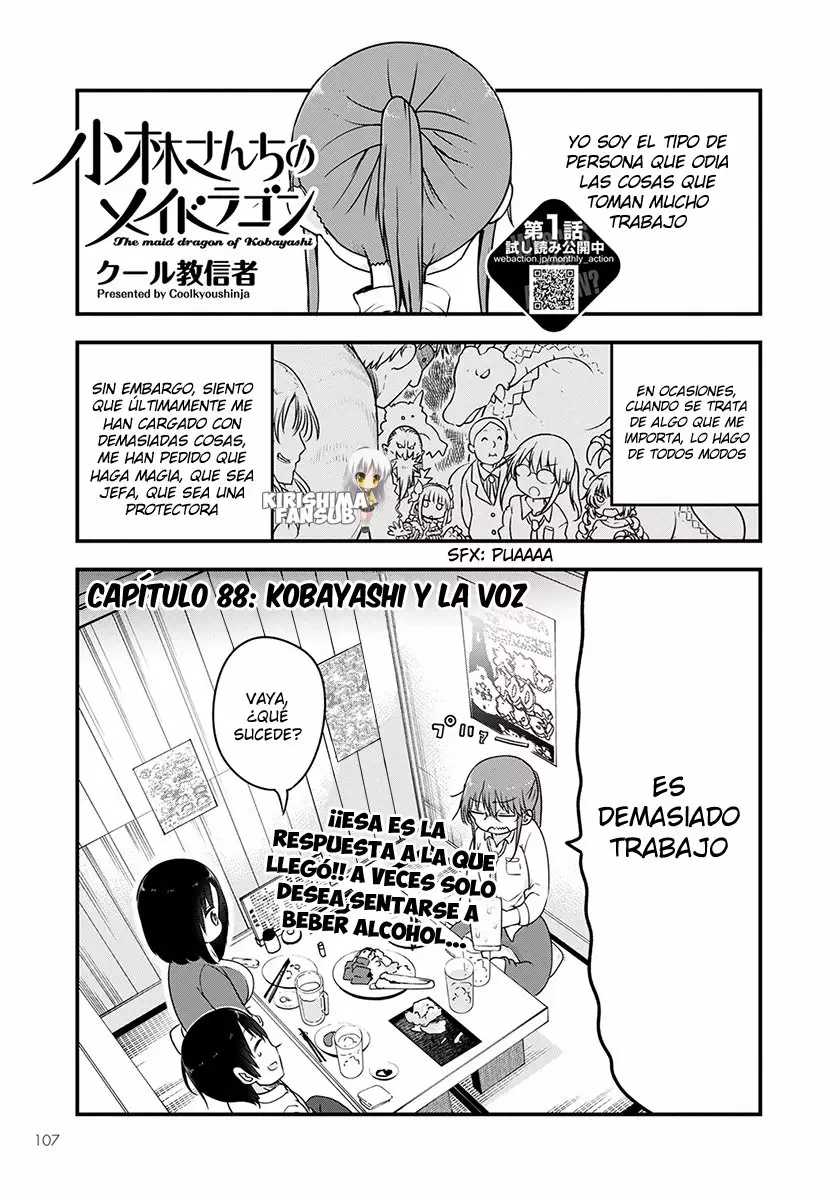 Kobayashi-san Chi no Maid Dragon Capítulo 88 - Page 2