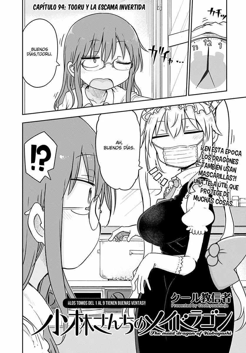 Kobayashi-san Chi no Maid Dragon Capítulo 94 - Page 3