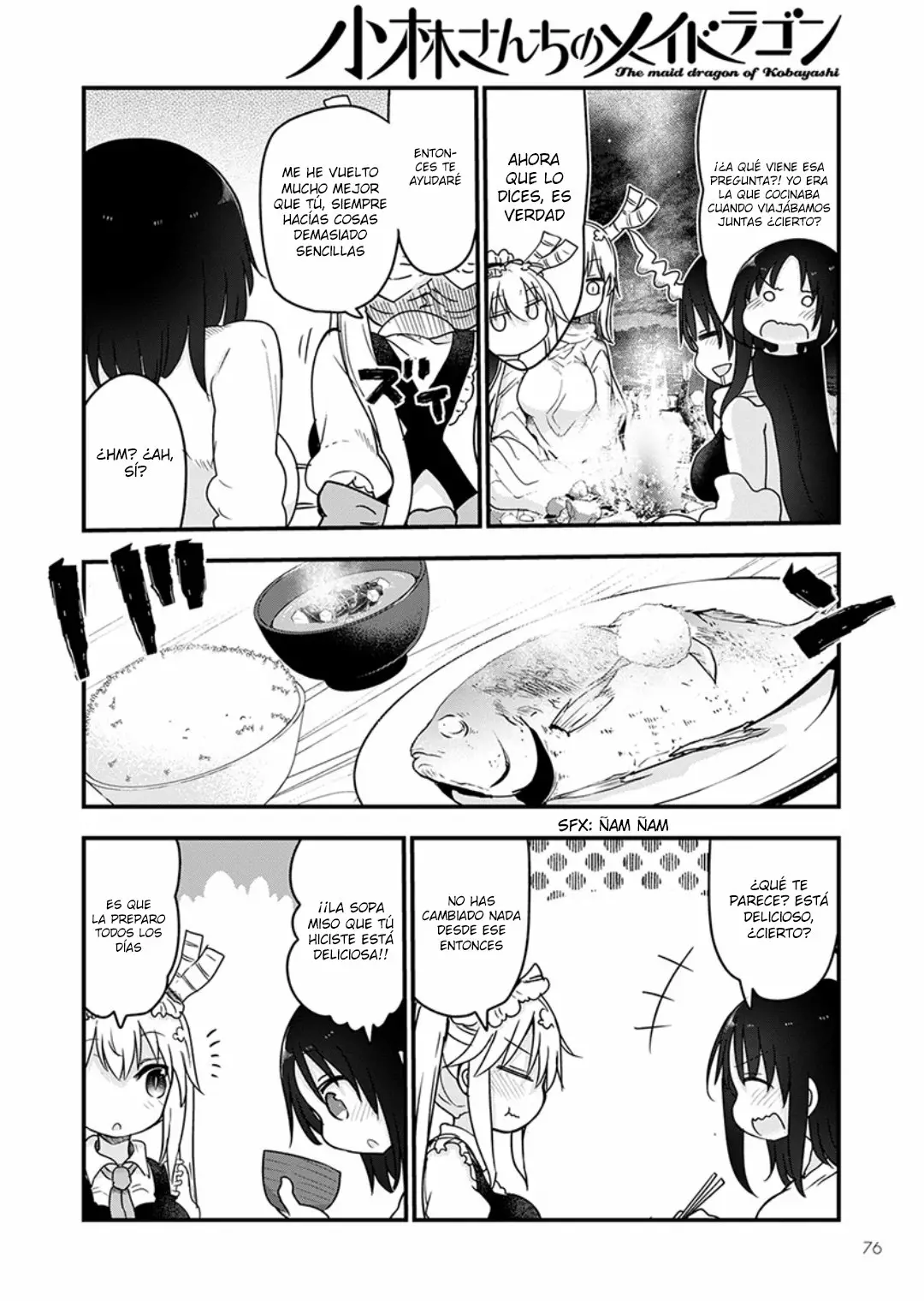 Kobayashi-san Chi no Maid Dragon Capítulo 96 - Page 7