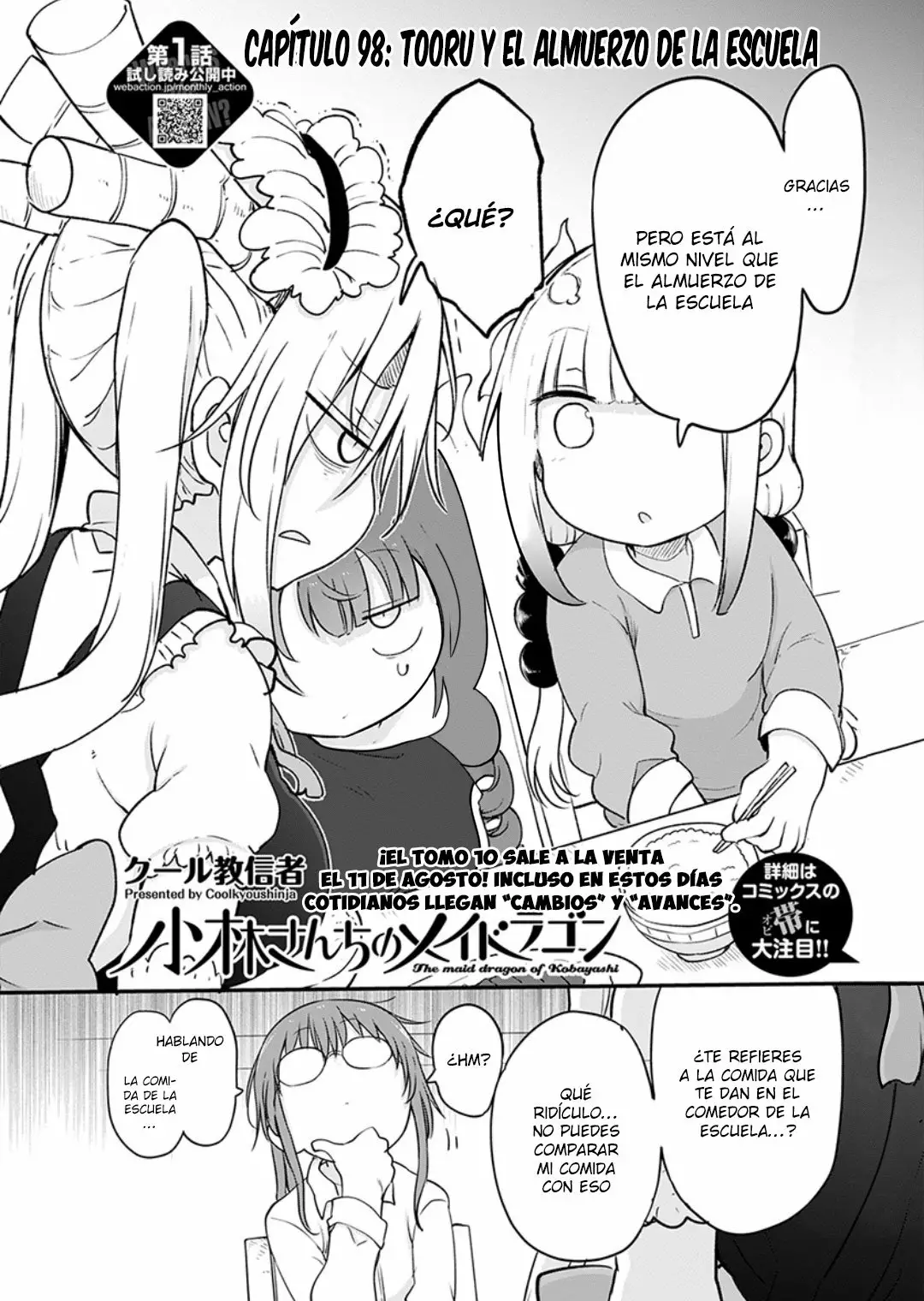 Kobayashi-san Chi no Maid Dragon Capítulo 98 - Page 3