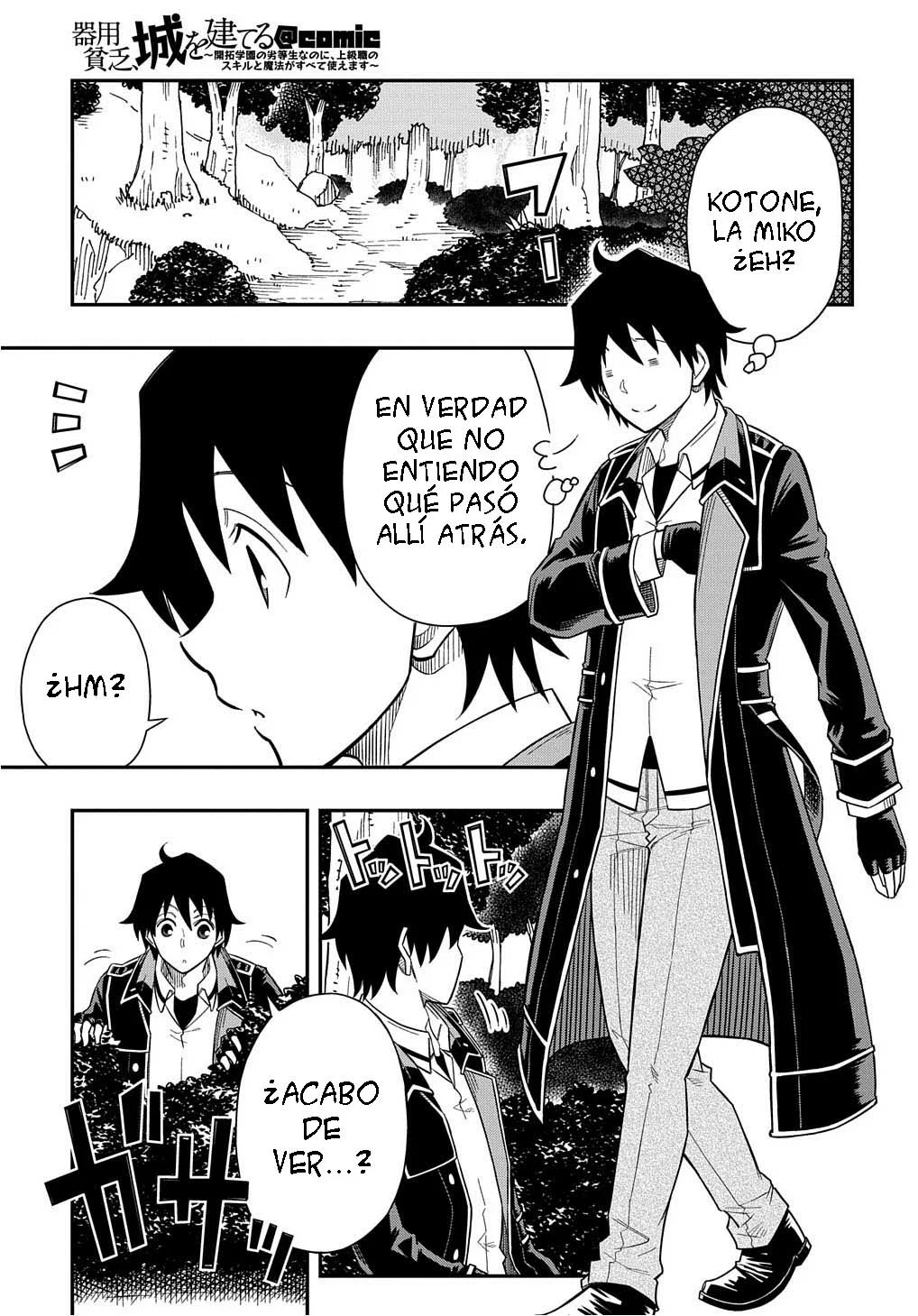 Kiyoubinbou, Jou wo Tateru – Kaitaku Gakuen no Rettousei na no ni, Joukyuu-shoku no Skill to Mahou ga Subete Tsukaemasu Capítulo 13 - Page 23