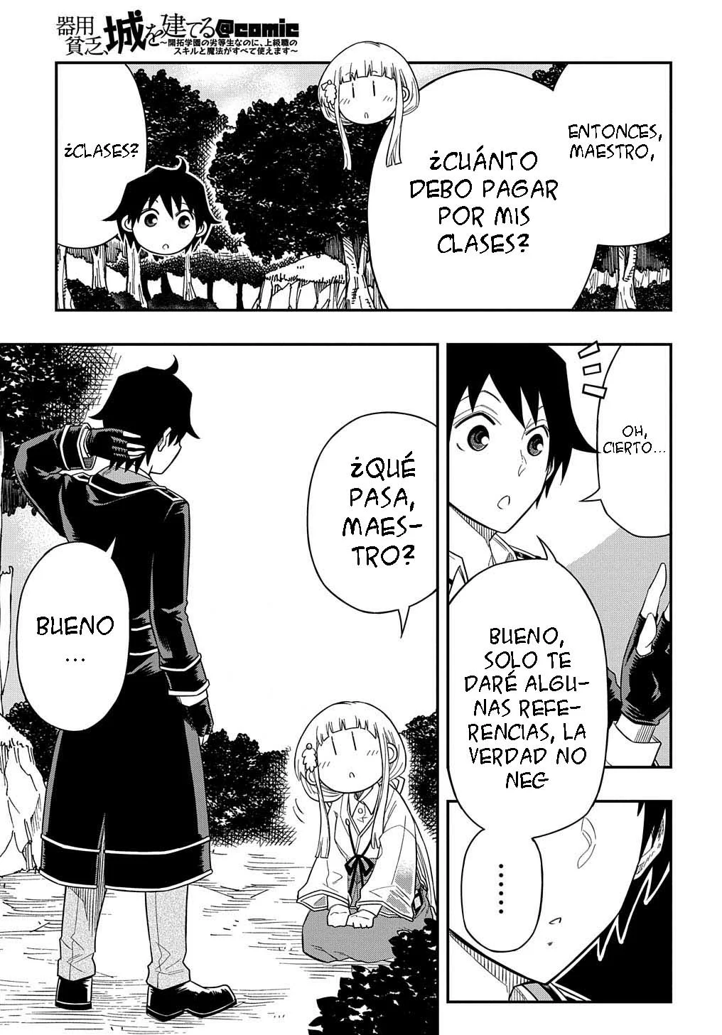 Kiyoubinbou, Jou wo Tateru – Kaitaku Gakuen no Rettousei na no ni, Joukyuu-shoku no Skill to Mahou ga Subete Tsukaemasu Capítulo 13 - Page 9