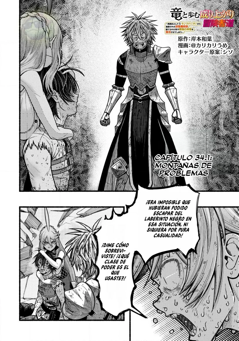 Ryuu to Ayumu Nariagari Boukensha-dou ~ Youzumi toshite S-Rank Party kara Tsuihou Sareta Kaifuku Majutsushi, Suterareta Saki de Saikyou no Shinryuu wo Fukkatsu Sasete Shimau ~ Capítulo 34.1 - Page 3