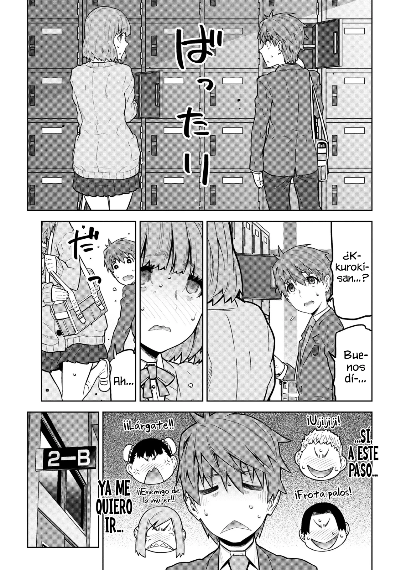 No escaparás, ¿Fukuroji-kun? Capítulo 3.1 - Page 5