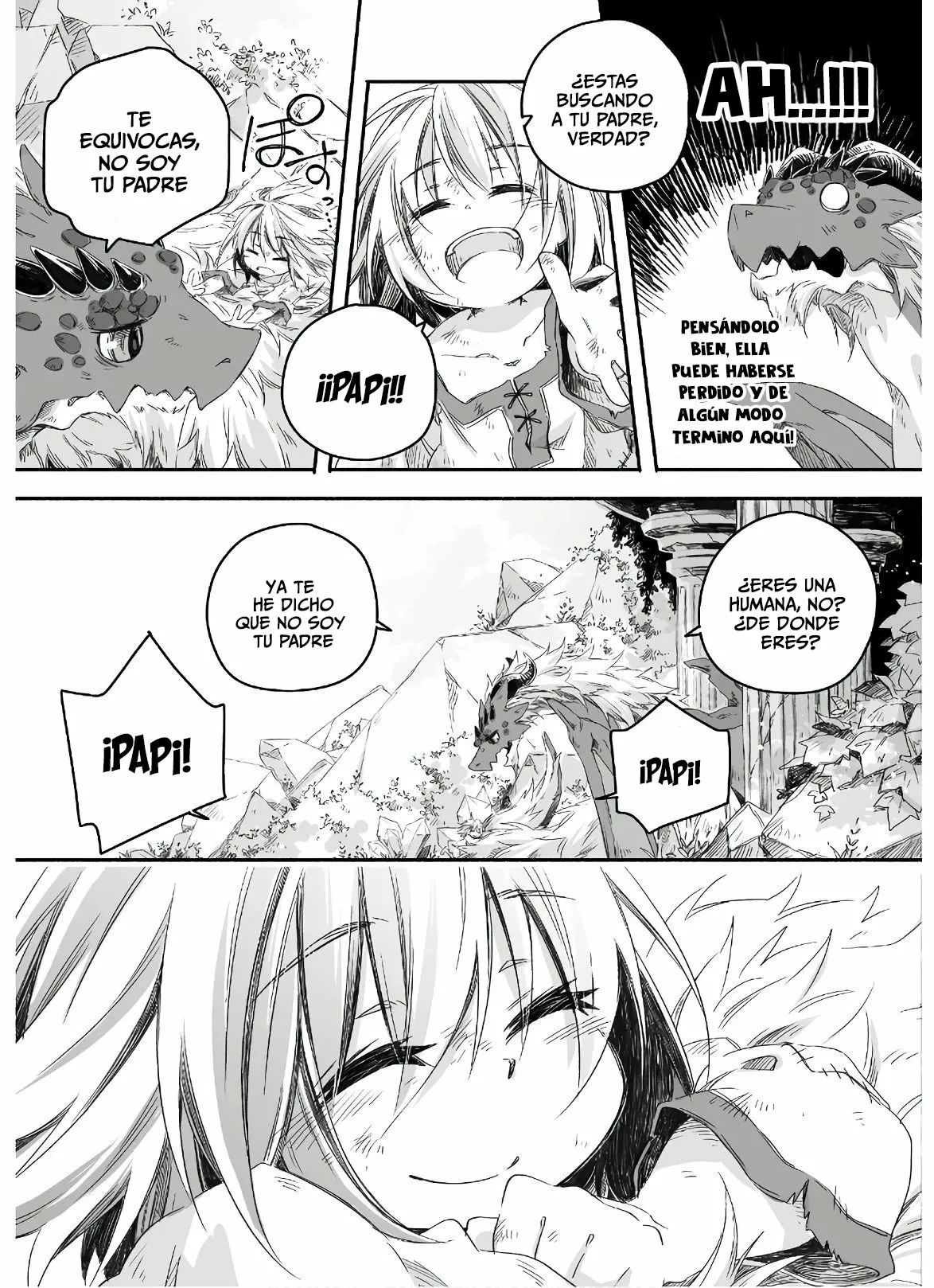 Diario de paternidad del dragón más fuerte que de repente se convirtió en papá Capítulo 1 - Page 7