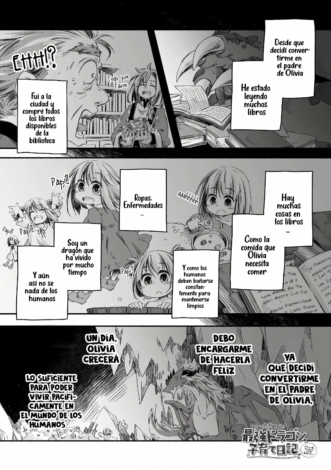 Diario de paternidad del dragón más fuerte que de repente se convirtió en papá Capítulo 2 - Page 3