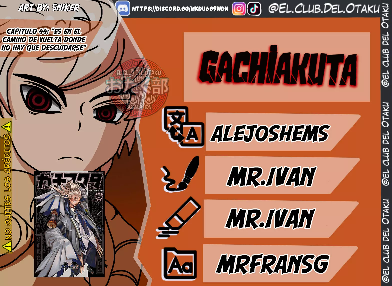 Gachiakuta Capítulo 44 - Page 1
