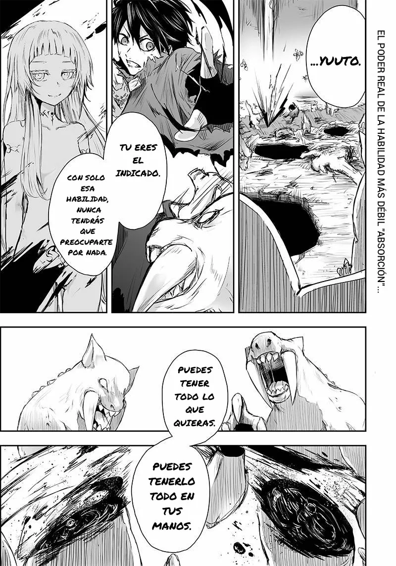 Ore dake Fuguu Skill no Isekai Shoukan Hangyakuki: Saijaku Skill «Kyuushuu» ga Subete wo Nomikomu made Capítulo 3 - Page 4