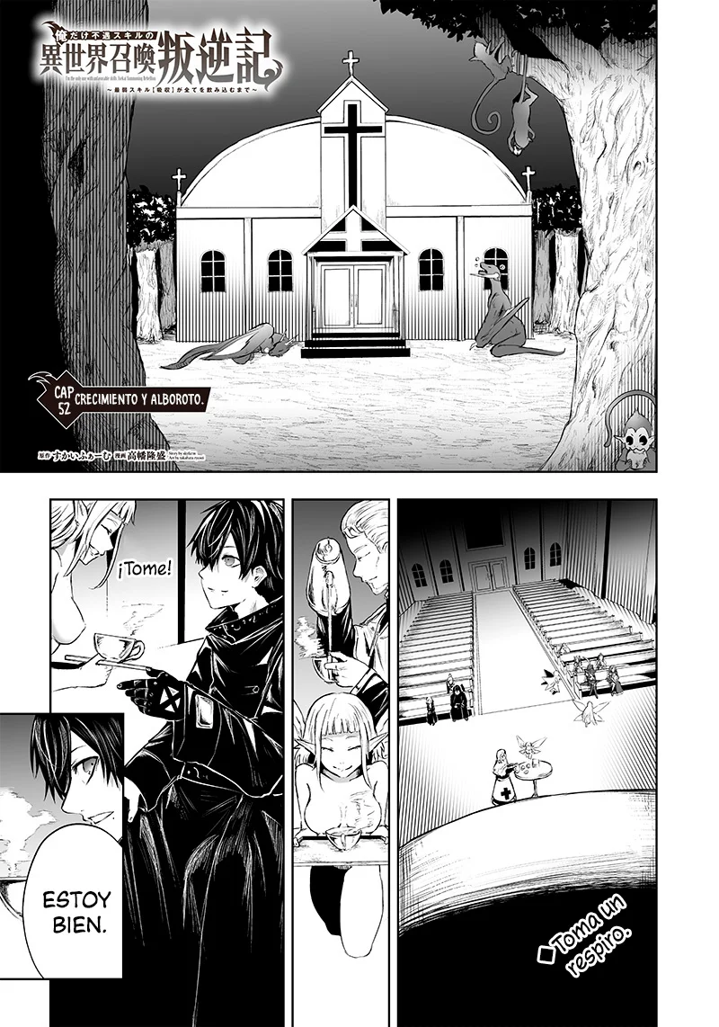 Ore dake Fuguu Skill no Isekai Shoukan Hangyakuki: Saijaku Skill «Kyuushuu» ga Subete wo Nomikomu made Capítulo 52 - Page 2
