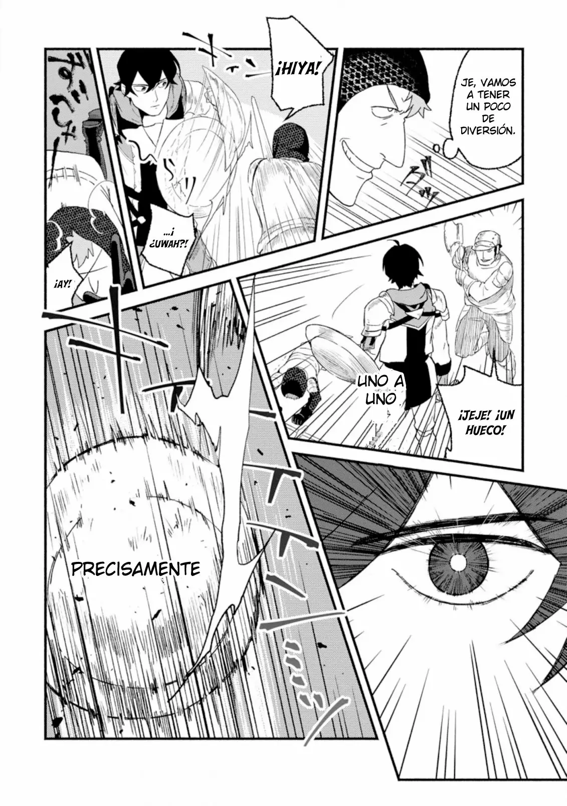Sono Monban, Saikyou Nitsuki: Tsuihou Sareta Bougyo Ryoku 9999 no Senshi, Ou Miyako no Monban Toshite Musou Suru Capítulo 1 - Page 27