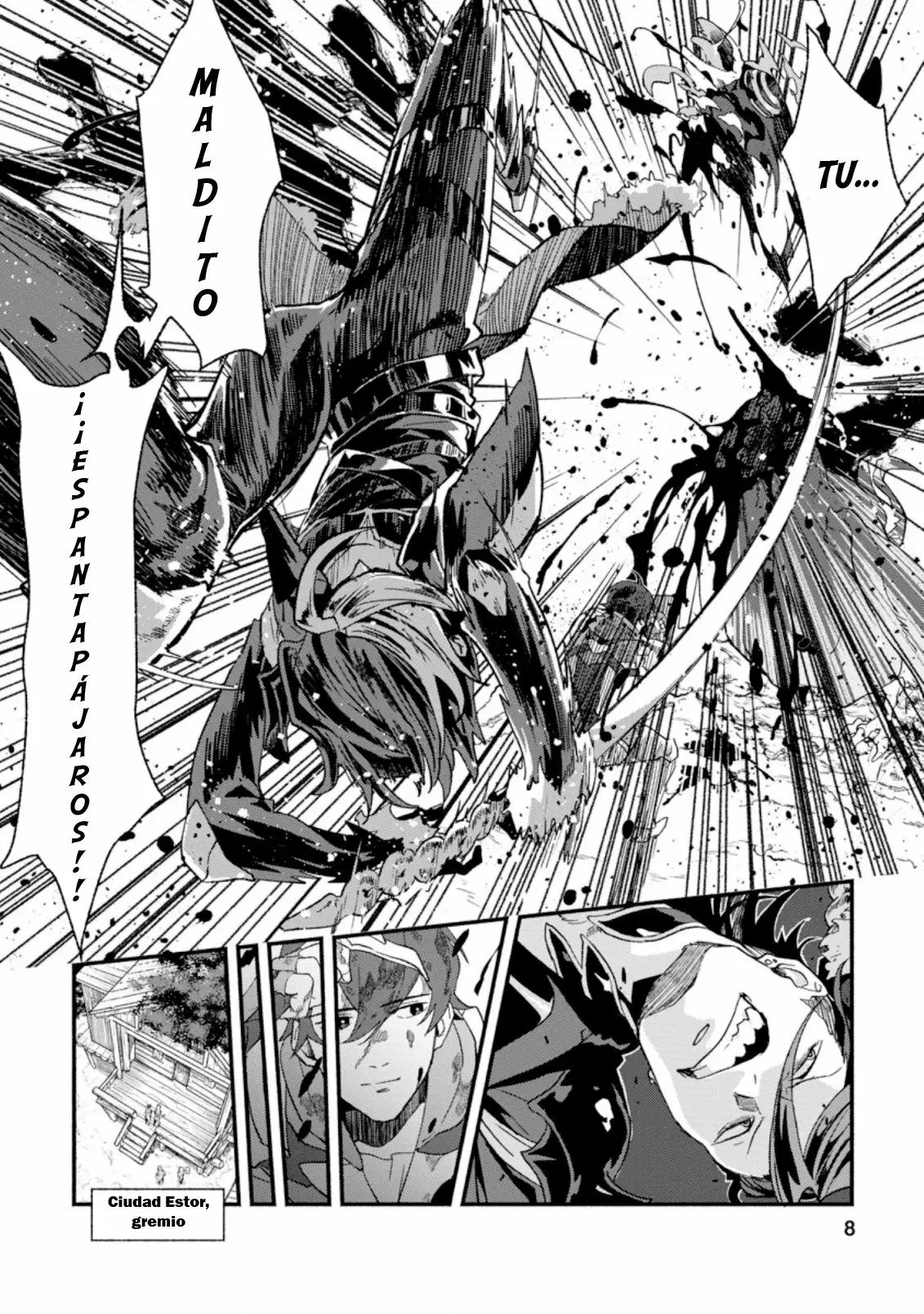 Sono Monban, Saikyou Nitsuki: Tsuihou Sareta Bougyo Ryoku 9999 no Senshi, Ou Miyako no Monban Toshite Musou Suru Capítulo 1 - Page 9