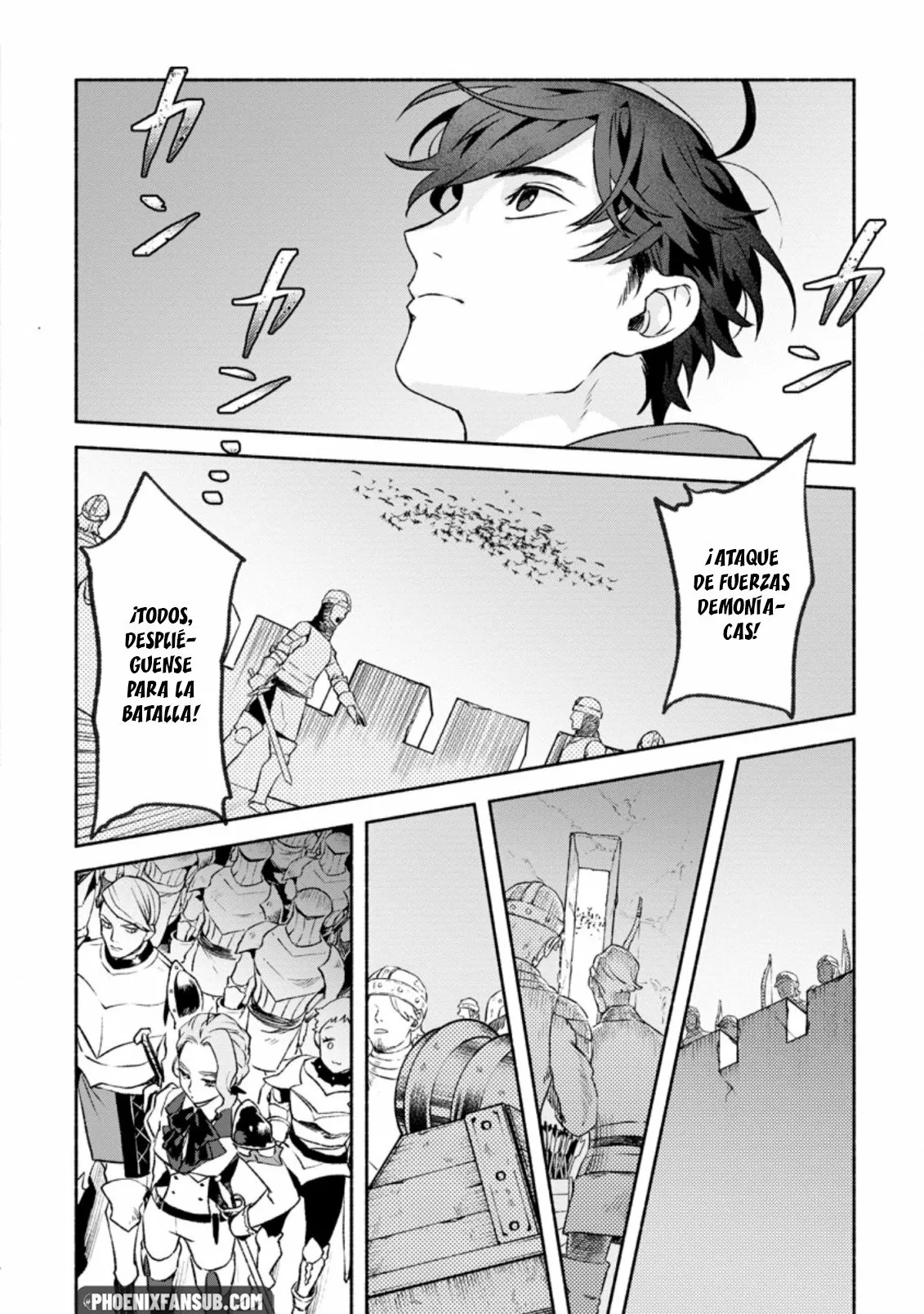 Sono Monban, Saikyou Nitsuki: Tsuihou Sareta Bougyo Ryoku 9999 no Senshi, Ou Miyako no Monban Toshite Musou Suru Capítulo 11.3 - Page 7