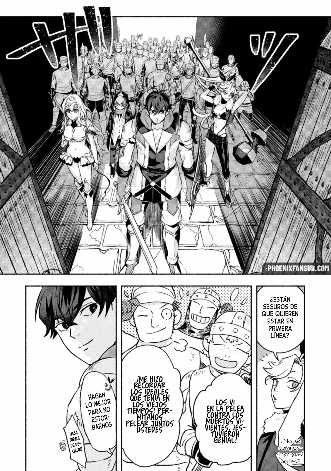 Sono Monban, Saikyou Nitsuki: Tsuihou Sareta Bougyo Ryoku 9999 no Senshi, Ou Miyako no Monban Toshite Musou Suru Capítulo 11.3 - Page 8