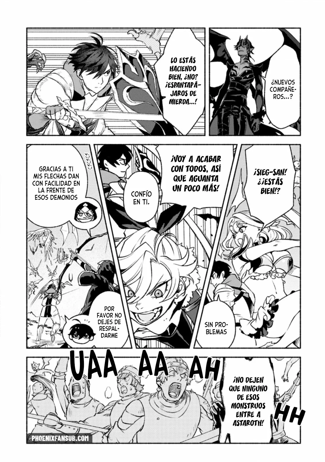 Sono Monban, Saikyou Nitsuki: Tsuihou Sareta Bougyo Ryoku 9999 no Senshi, Ou Miyako no Monban Toshite Musou Suru Capítulo 12.1 - Page 7