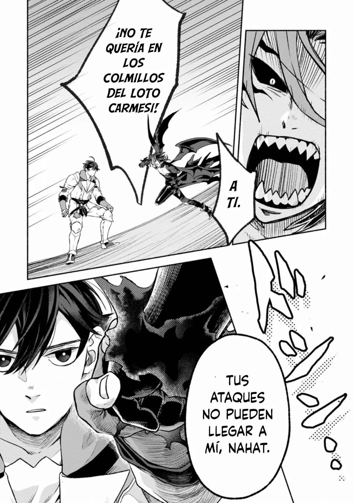 Sono Monban, Saikyou Nitsuki: Tsuihou Sareta Bougyo Ryoku 9999 no Senshi, Ou Miyako no Monban Toshite Musou Suru Capítulo 12.3 - Page 4