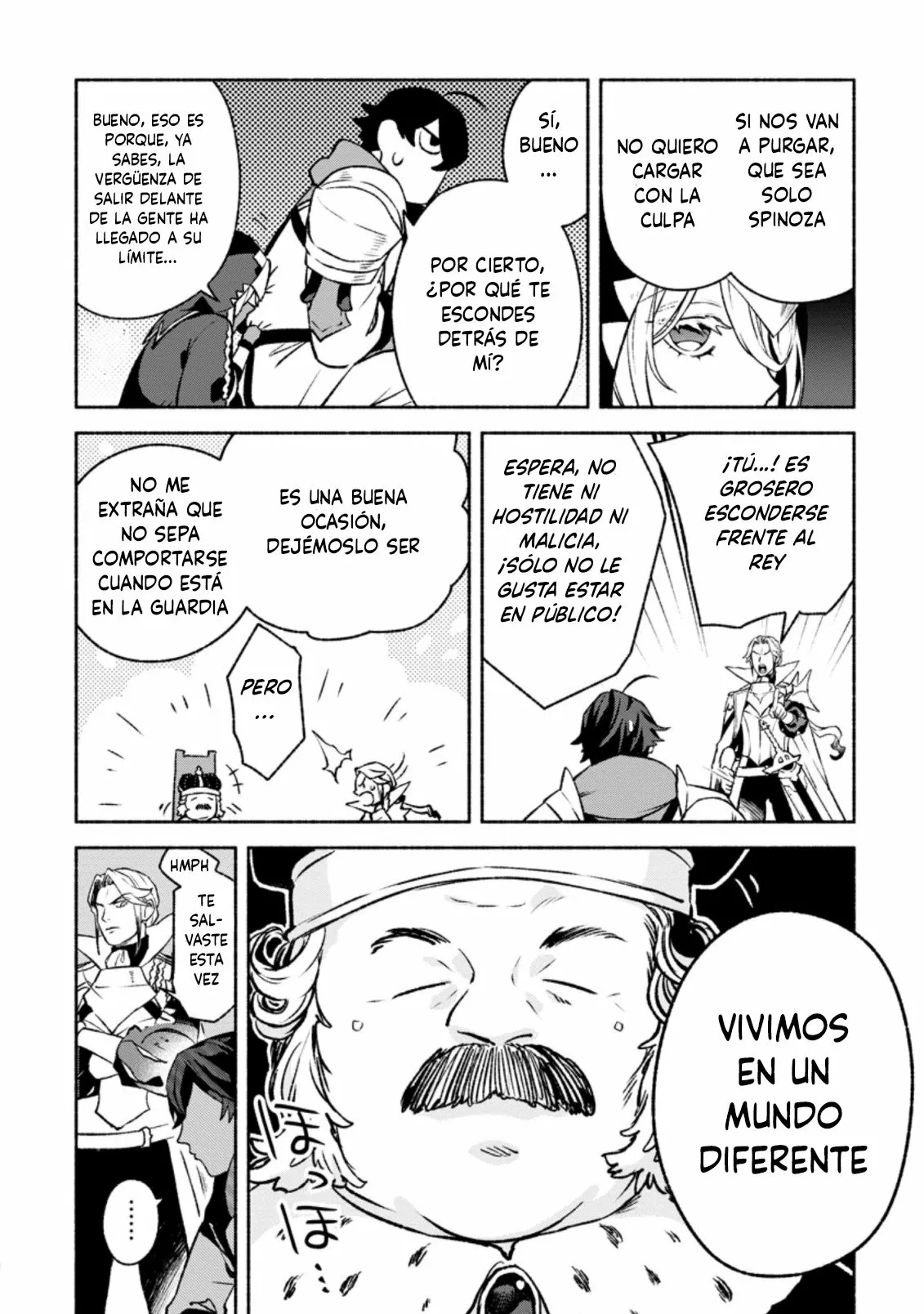 Sono Monban, Saikyou Nitsuki: Tsuihou Sareta Bougyo Ryoku 9999 no Senshi, Ou Miyako no Monban Toshite Musou Suru Capítulo 14.1 - Page 10