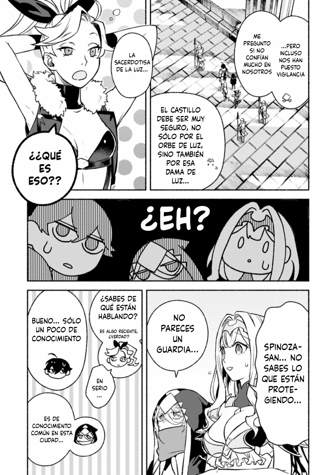 Sono Monban, Saikyou Nitsuki: Tsuihou Sareta Bougyo Ryoku 9999 no Senshi, Ou Miyako no Monban Toshite Musou Suru Capítulo 14.1 - Page 4